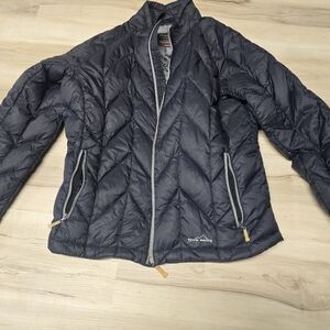 Eddie Bauer Gray Puffer Jacket